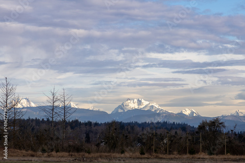 Washington Snow Covered Mountains photo