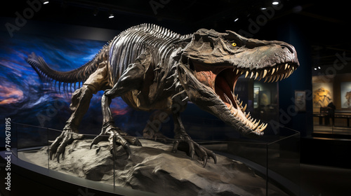 Prehistoric predators showcased in an ultrasecure hightech museum exhibit blending education with excitement photo