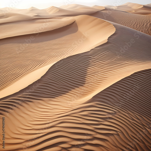 Abstract patterns in sand dunes.