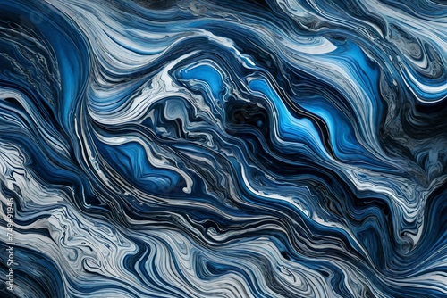 abstract blue background generated by AI technology