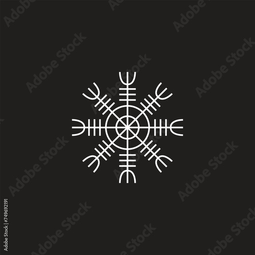 Aegishjalmur, helm of awe (helm of terror), Icelandic magical staves