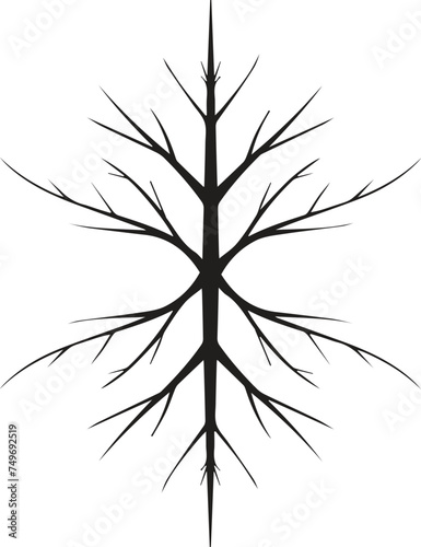 Plant with root set illustration vector design