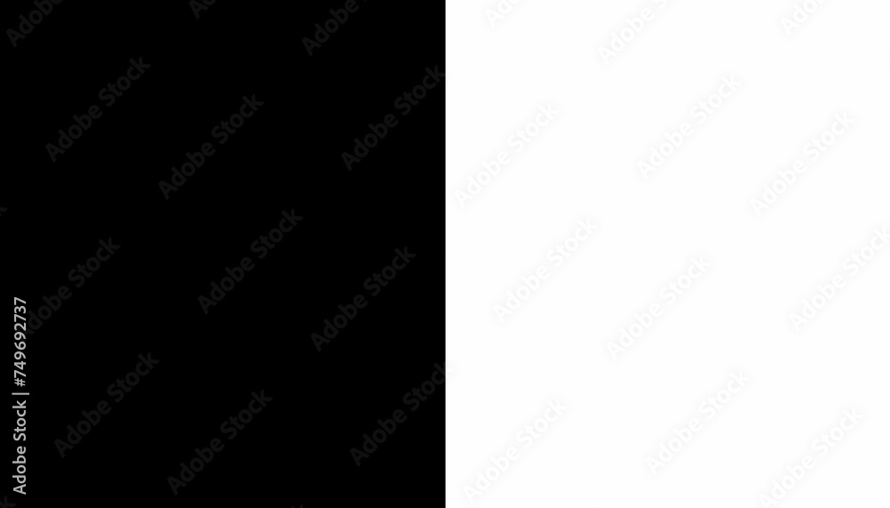 Black white color split fifty fifty banner background wall paper