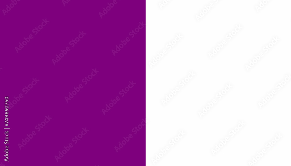 Dark royal purple white solid color split fifty fifty 50/50 banner background wall paper