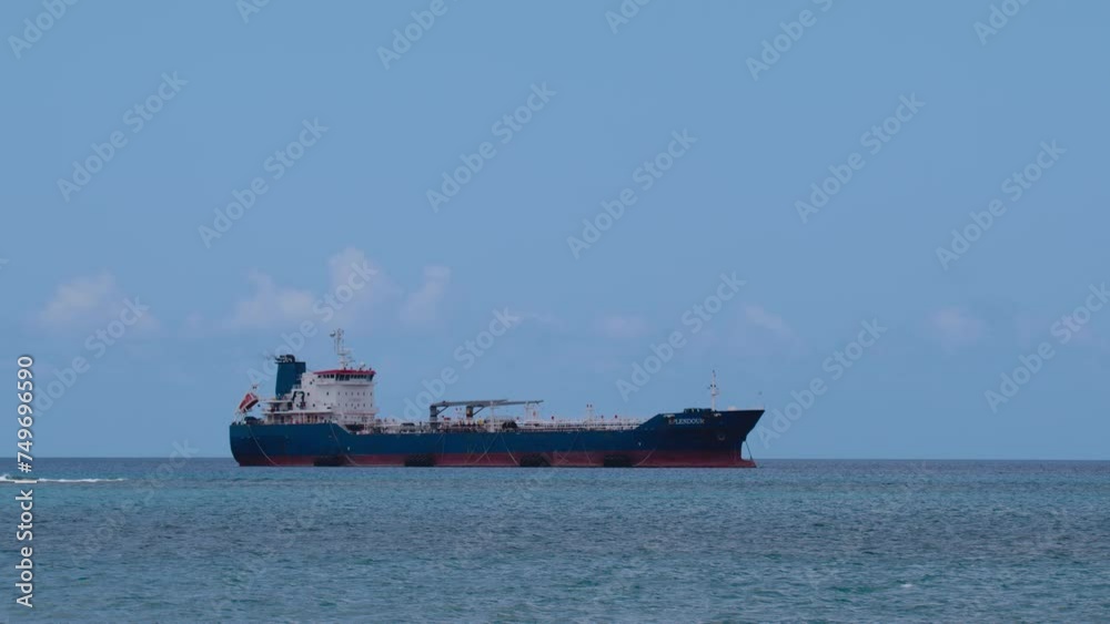 Large Industrial Vessels Off The Coast Of Mauritius Large Industrial Vessels Off The Coast Of Mauritius