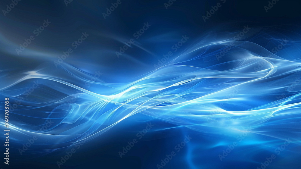 Fototapeta premium Abstract blue background