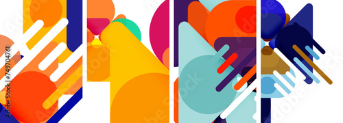 Geometric elements abstract backgrounds for wallpaper, business card, cover, poster, banner, brochure, header, website
