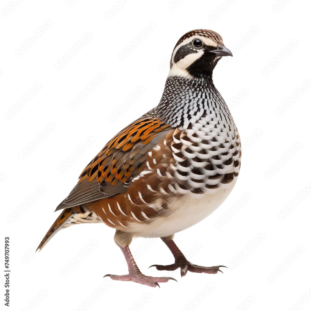 Beautiful Quail isolated on transparent background
Beautiful Quail isolated on transparent background