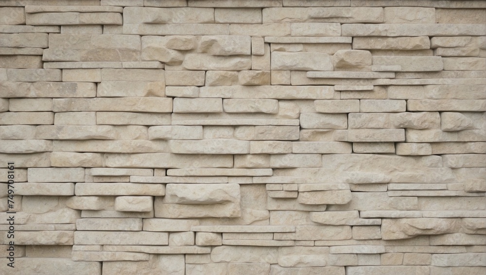 Textured Fieldstone Wall Background. AI Generated Textured Fieldstone Wall Background. AI Generated