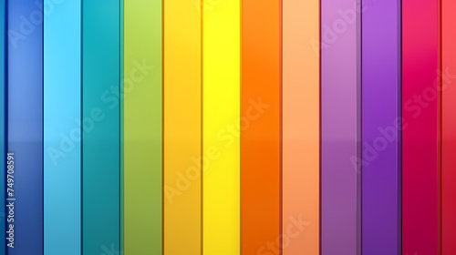 Empty rainbow colored striped background