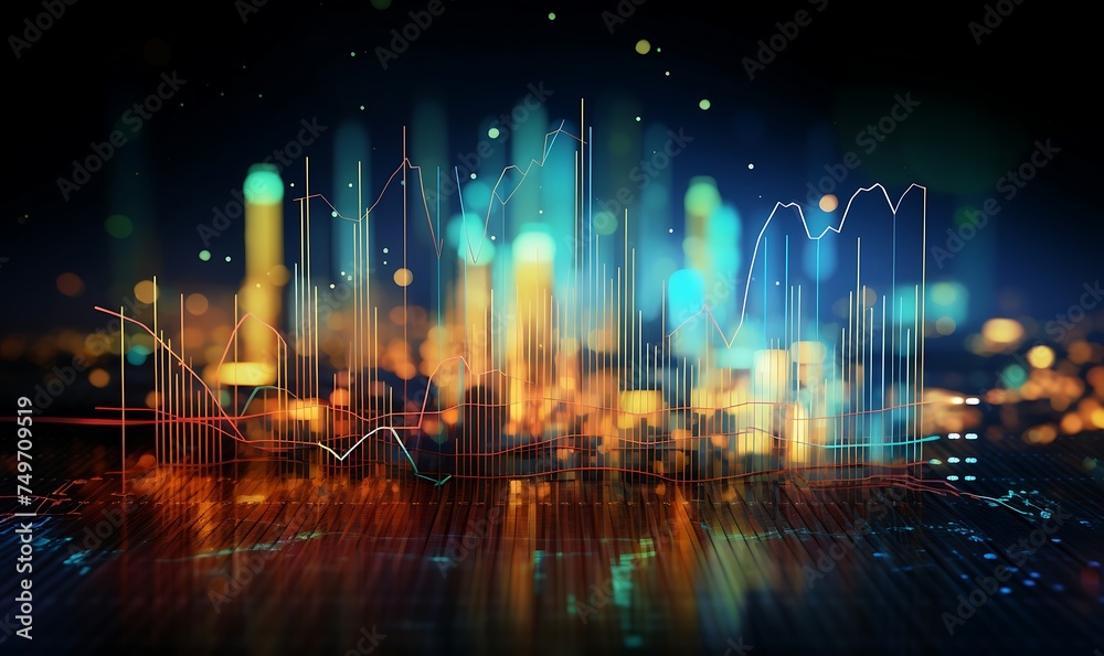 Data analytics with graphs and charts background Data analytics with graphs and charts background
