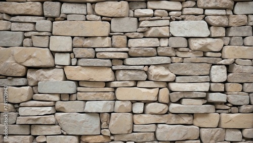 Textured Slate Wall Background. AI Generated 