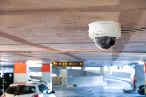 closed circuit camera, CCTV security parking lot