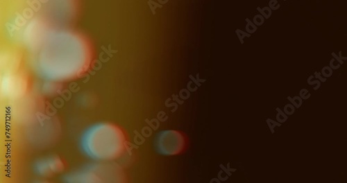 Lens Flares, Light Leak and Bokehs Background. 4k Animation.