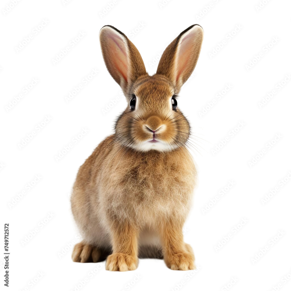 Beautiful Rabbit isolated on white background Beautiful Rabbit isolated on white background
