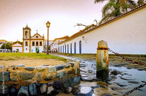 Historic Center of Paraty in Rio de Janeiro, Brazil photo