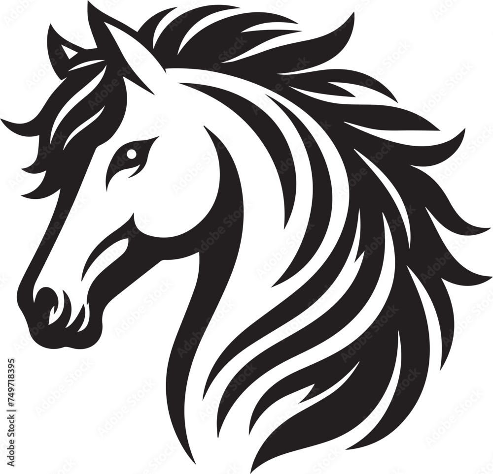 Enchanted art creative unicorn icon design horse head craft vectorized unicorn icon Enchanted art creative unicorn icon design horse head craft vectorized unicorn icon