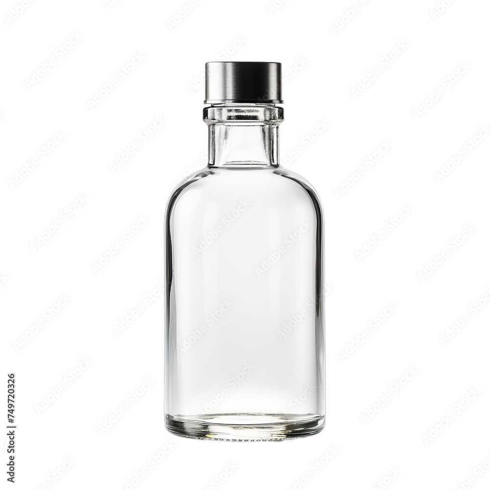 Blank glass bottle with a dropper isolated on transparent background, png Blank glass bottle with a dropper isolated on transparent background, png
