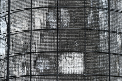 Obraz na płótnie Air conditioner coils closeup.