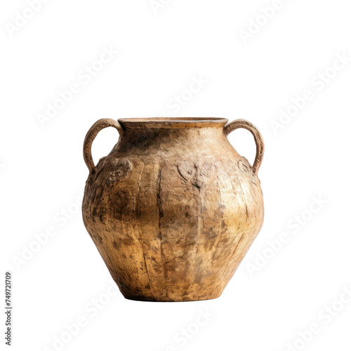 Rustic pot Isolated on transparent background