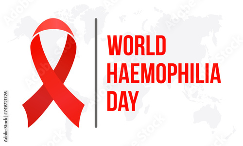 World Hemophilia Day Observed every year of April 17, Vector banner, flyer, poster and social medial template design.