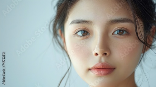 A stunning Asian woman. Generative Ai.