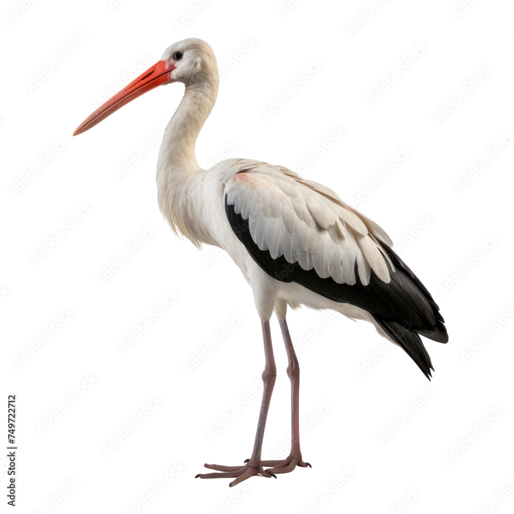 Stork Isolated on transparent background Stork Isolated on transparent background
