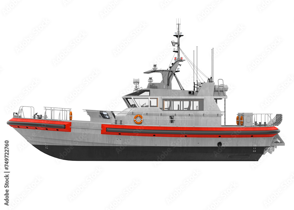 Patrol Boat Isolated