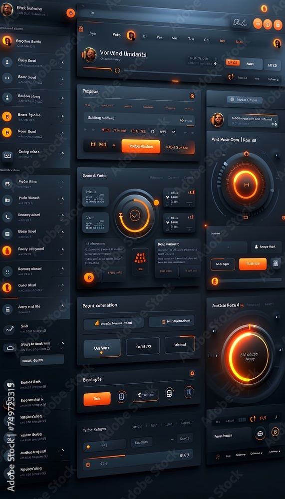 Generative AI : User settings page for a social media site, privacy settings Generative AI : User settings page for a social media site, privacy settings