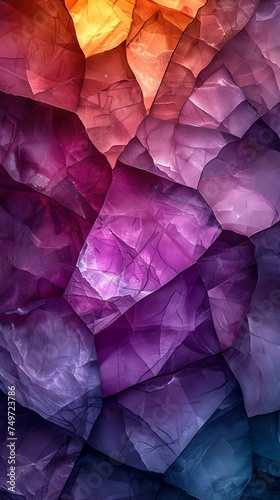 Generative AI : purple pattern Geometry marble stone texture