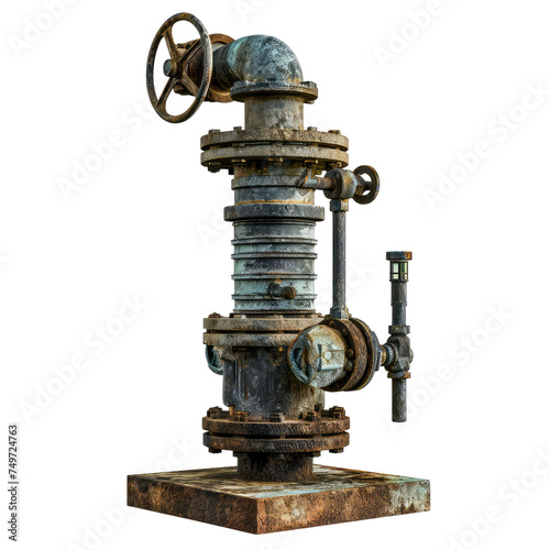 Water pump Isolated on transparent background