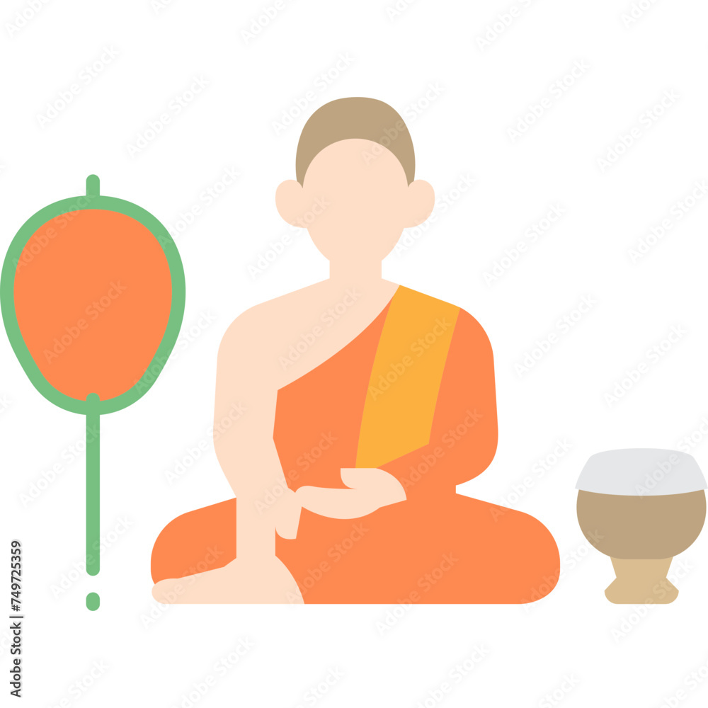 monk flat icon for decoration, website, web, mobile app, printing, banner, logo, poster design, etc.
monk flat icon for decoration, website, web, mobile app, printing, banner, logo, poster design, etc.