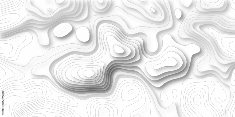 Lines Topographic contour lines vector map seamless pattern. Geographic mountain relief. Abstract lines background. Contour maps. Vector illustration, Topo contour map design.