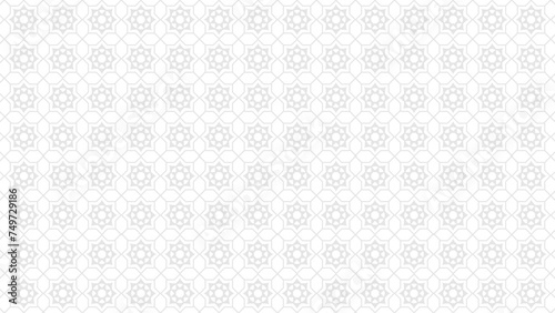 Simple Islamic Pattern Background in gray color