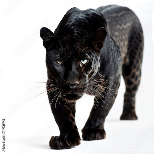 panther isolated on white background