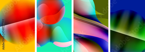 Abstract colors. Abstract backgrounds for wallpaper, business card, cover, poster, banner, brochure, header, website