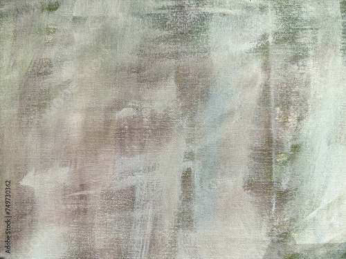 weathered hand painted canvas texture. art background. closeup view.