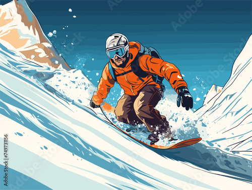 snowboarder jumping in the air