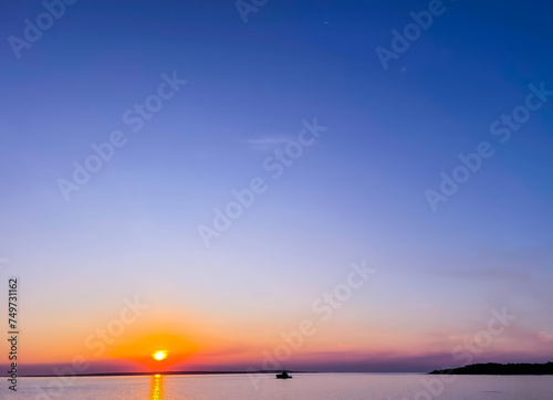 Tug boat sunset  © Harrison