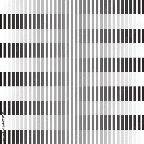 abstract black white gradient line irregular pattern vector illustration.