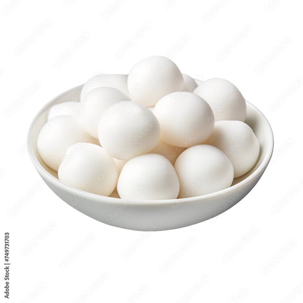 Yummy Tang Yuan isolated on white background Yummy Tang Yuan isolated on white background