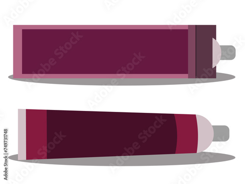 toothpaste vector illustration
