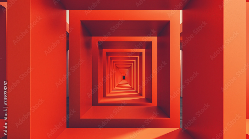 rectangle tunnel concept background rectangle tunnel concept background
