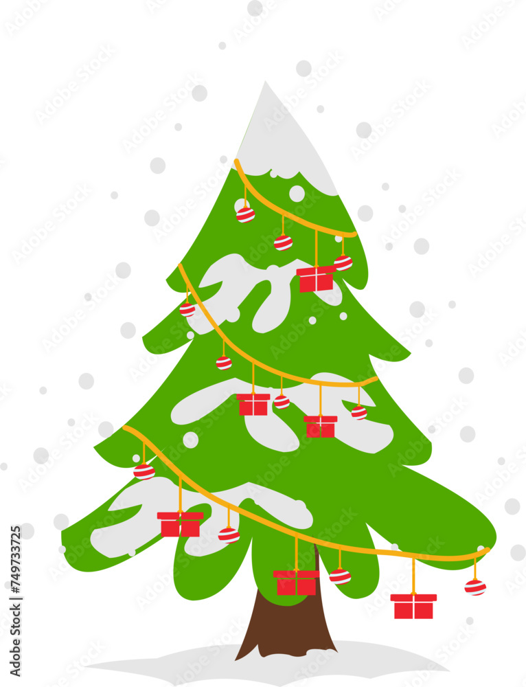 Christmas Tree Snow Decoration Christmas Tree Snow Decoration
