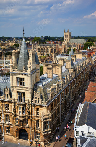 Gonville and Caius College (Caius) as seen from the St Mary the Great church. Cambridge. England