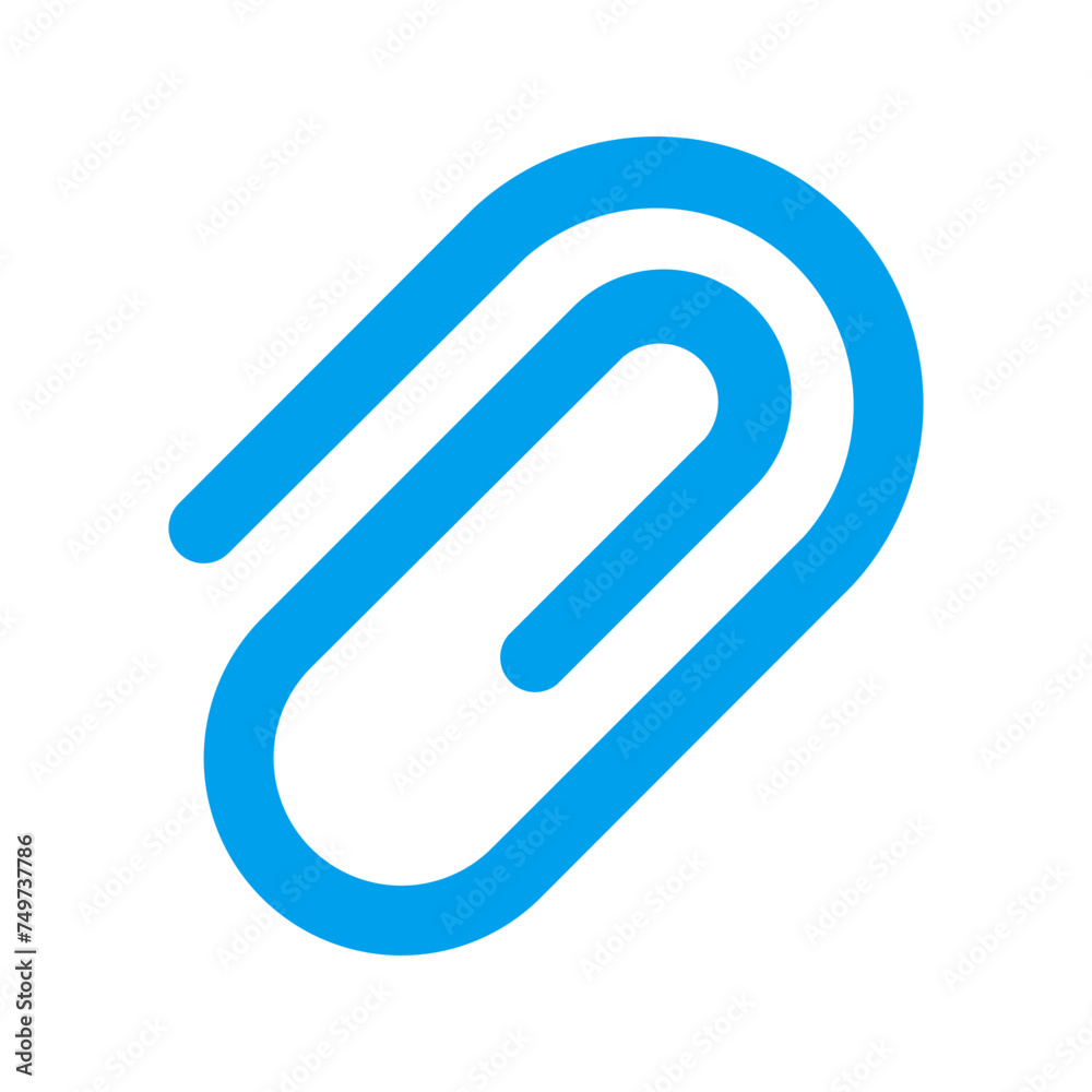 paper clip Duo tone icon