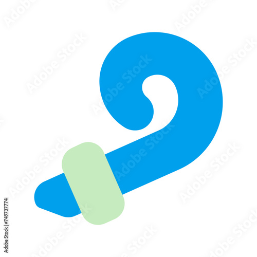 party blower Duo tone icon