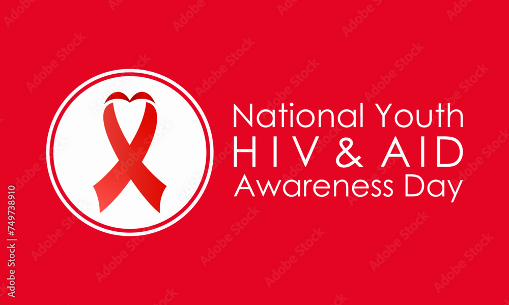 National Youth HIV & AIDS Awareness Day Observed every year of April 10, Vector banner, flyer, poster and social medial template design. National Youth HIV & AIDS Awareness Day Observed every year of April 10, Vector banner, flyer, poster and social medial template design.