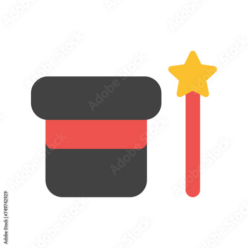 magician Flat icon