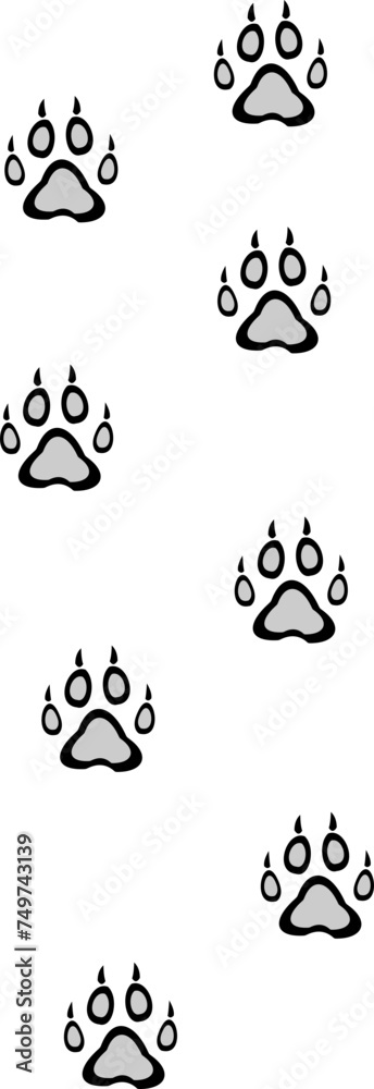 Cat And Dog Paw 